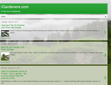Tablet Screenshot of igardeners.com